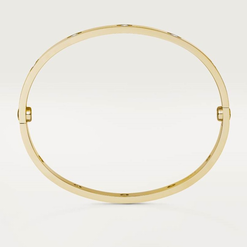 Diana Hampton 18K Gold Plated Crystal Love Bracelet