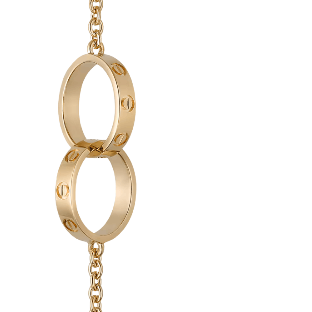 Love Chain Sterling Silver Bracelet