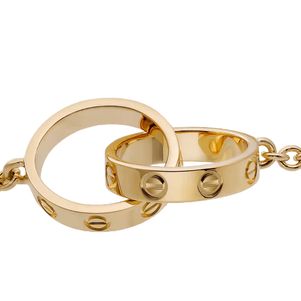 Love Chain Sterling Silver Bracelet