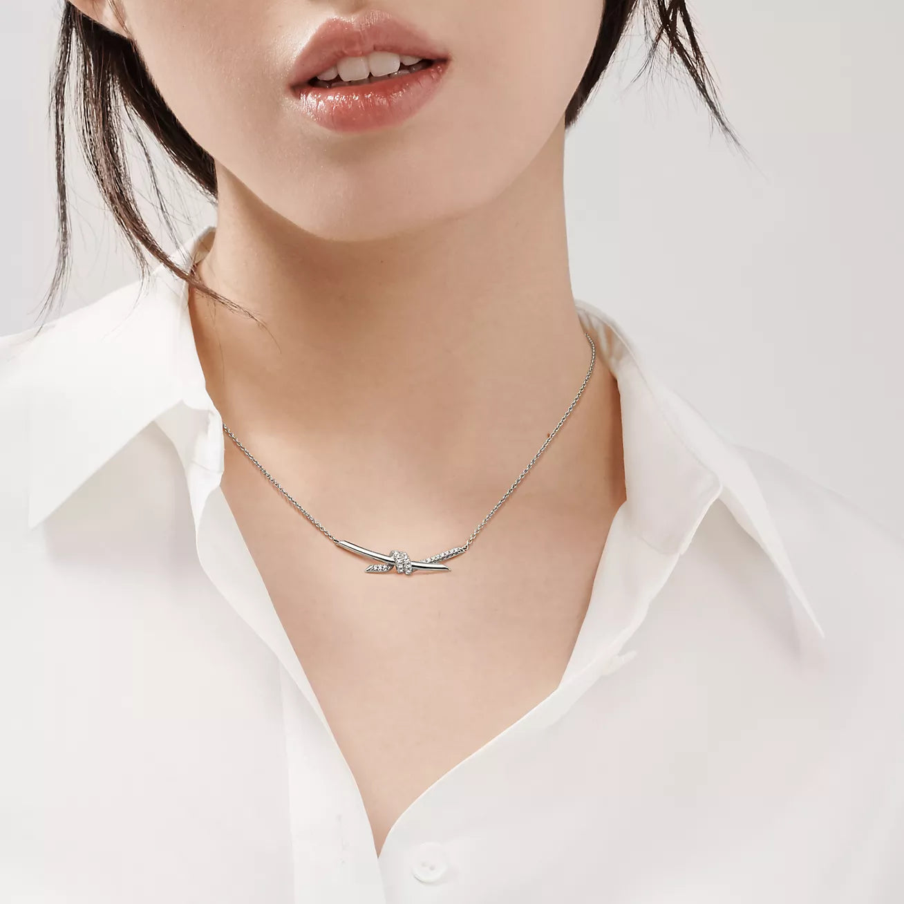 Crystal Knot Necklace Diana Hampton