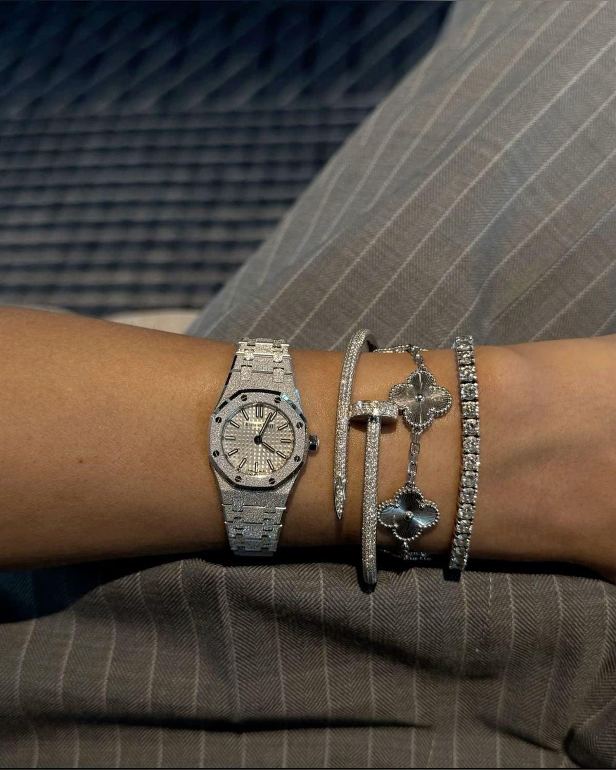 Nail Crystal Luxury Bracelet Diana Hampton