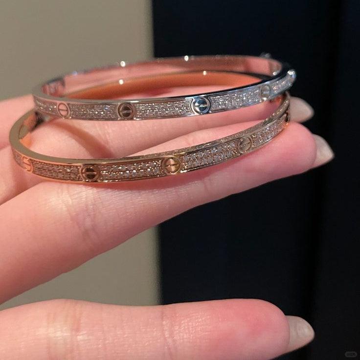 Slim Crystal Love Bracelet Diana Hampton