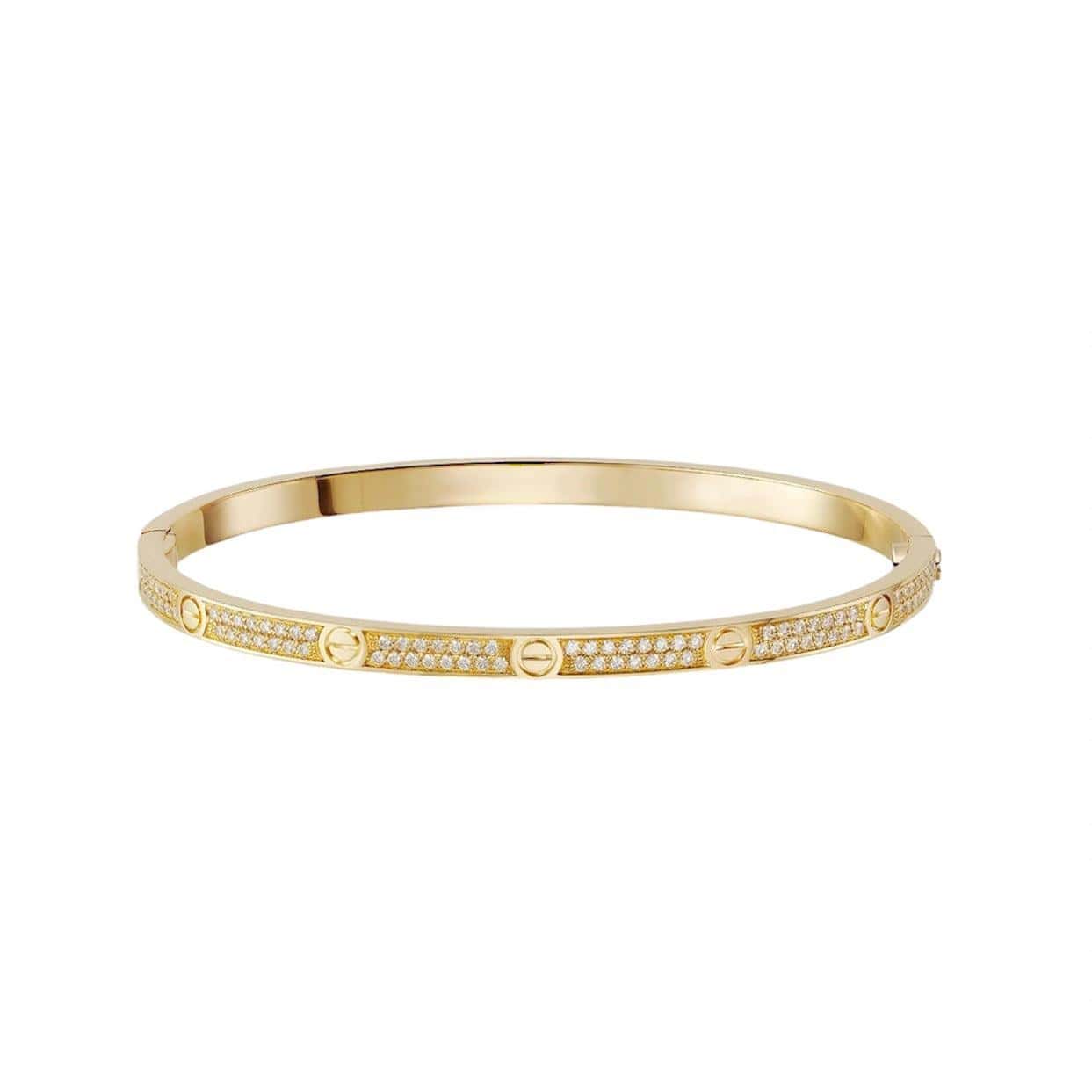 Slim Crystal Love Bracelet Diana Hampton