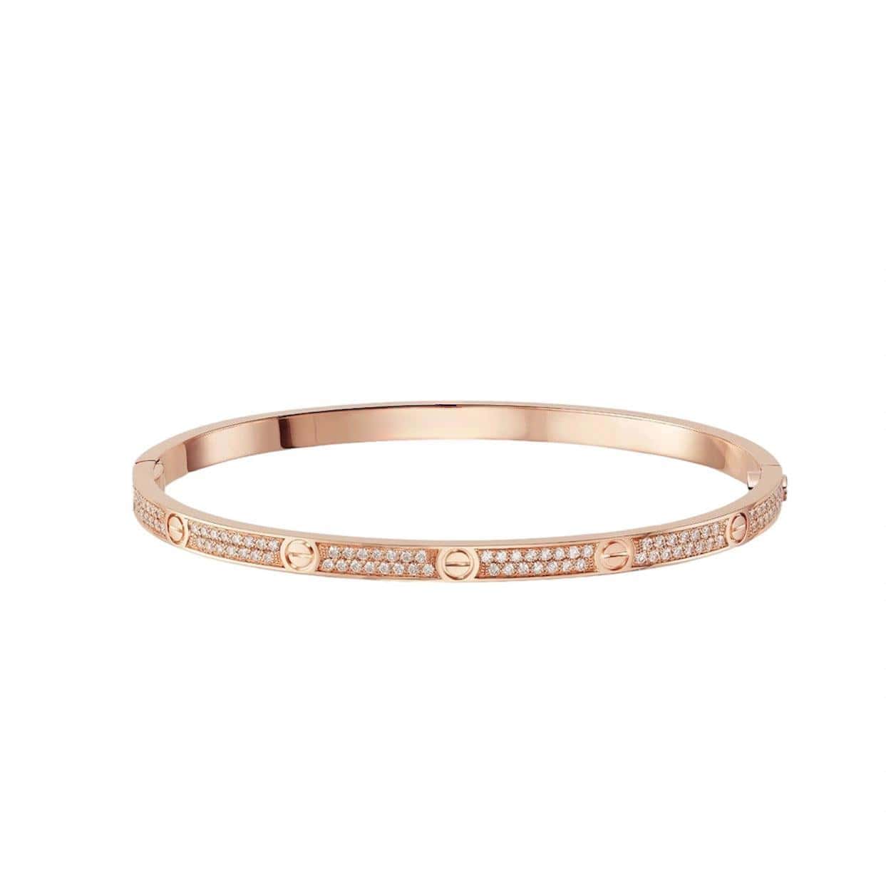 Slim Crystal Love Bracelet Diana Hampton