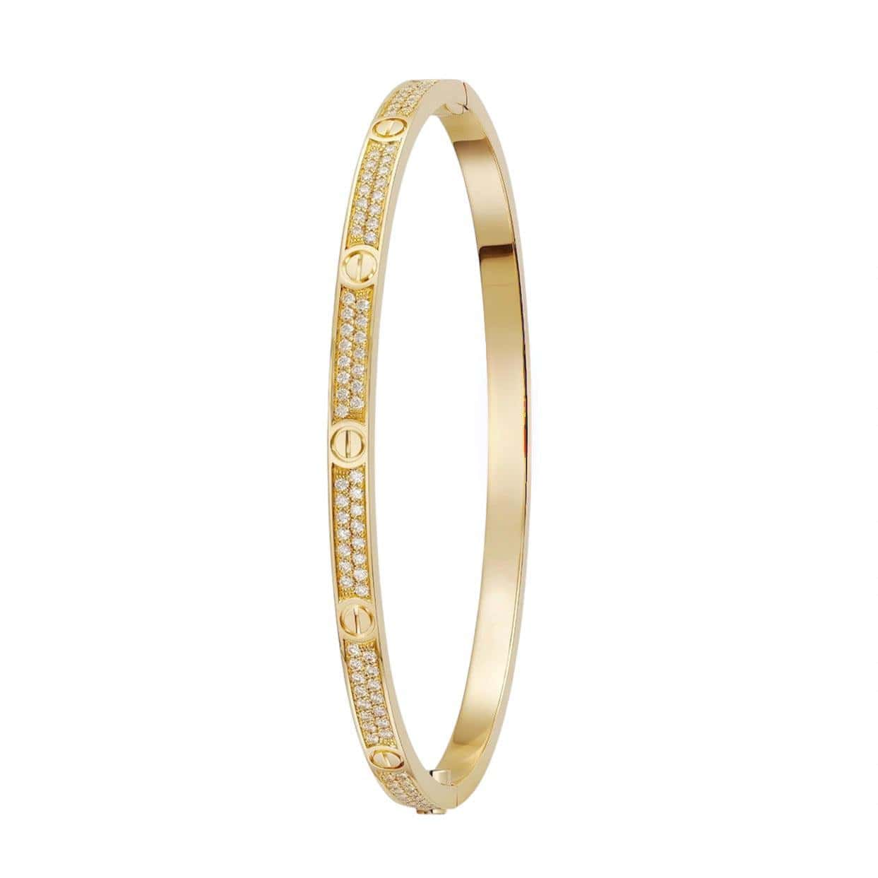 Slim Crystal Love Bracelet Diana Hampton
