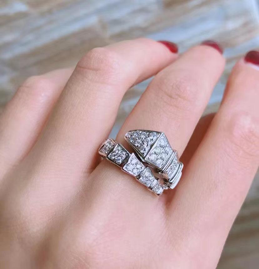 Sleek Serpenti Ring - Diana Hampton