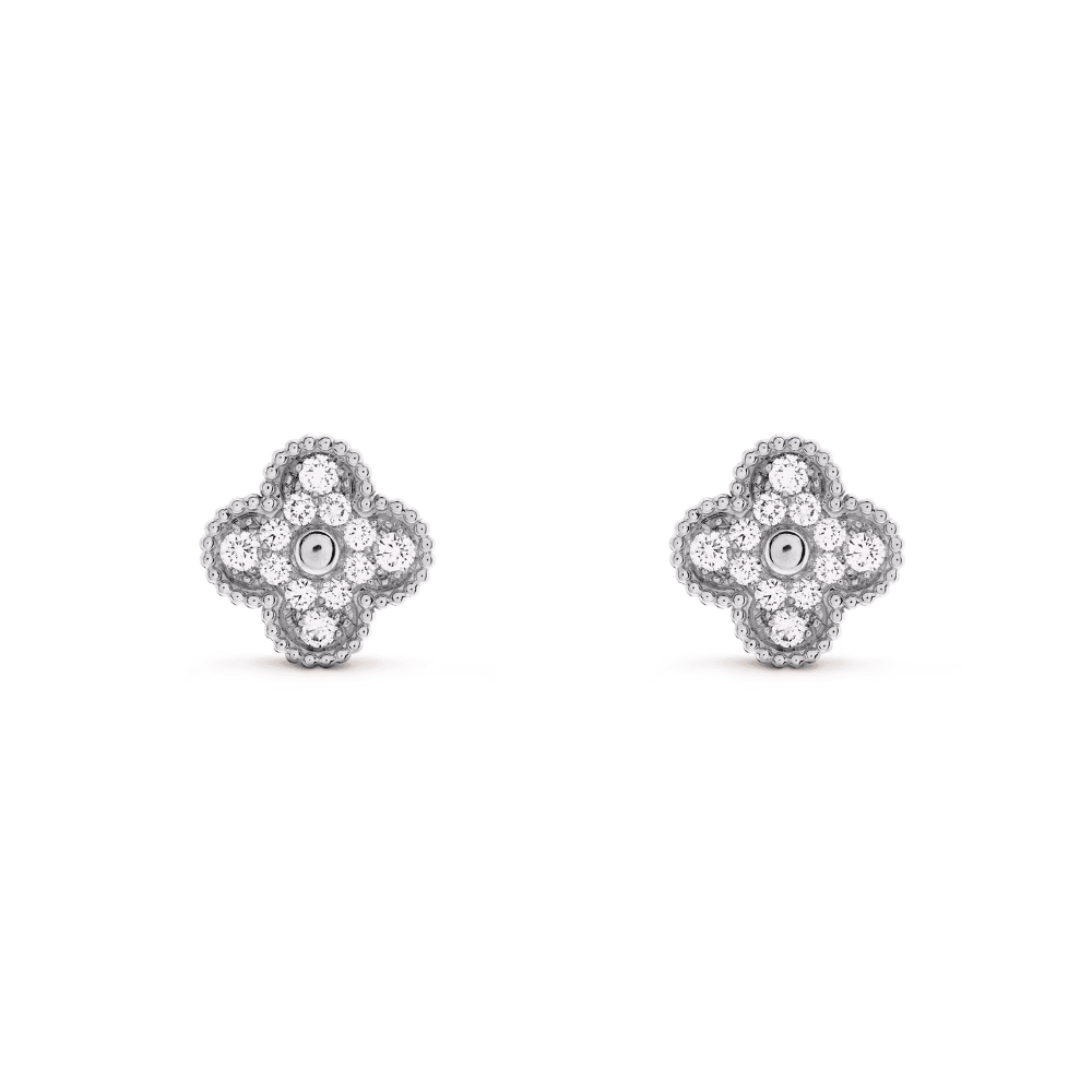 Clover Earstuds Large Motif - Diana Hampton