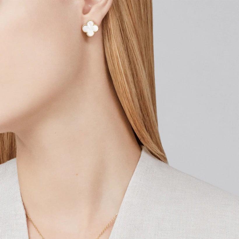 Clover Earstuds Large Motif - Diana Hampton