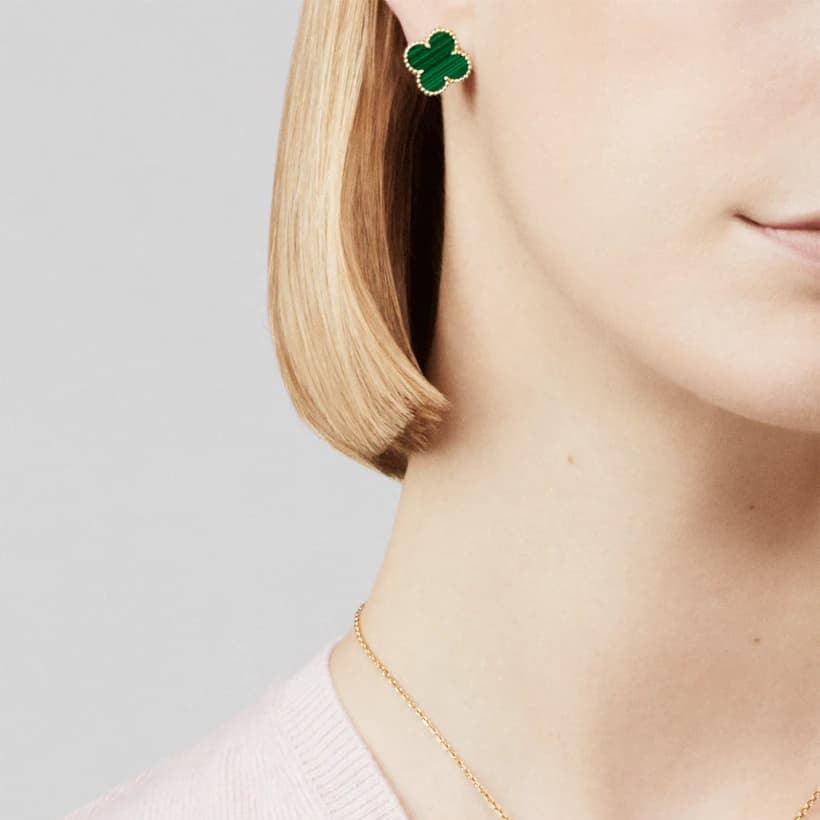 Clover Earstuds Large Motif - Diana Hampton