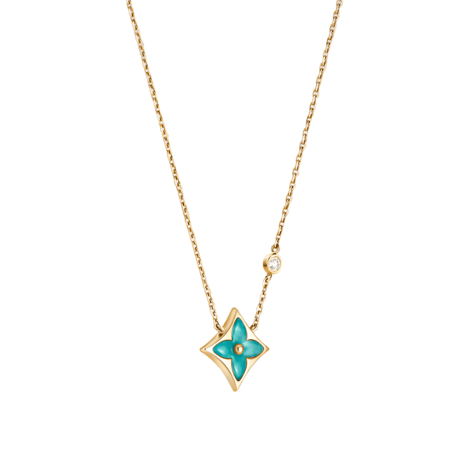 Color Blossom BB Star Necklace - Green Diana Hampton 