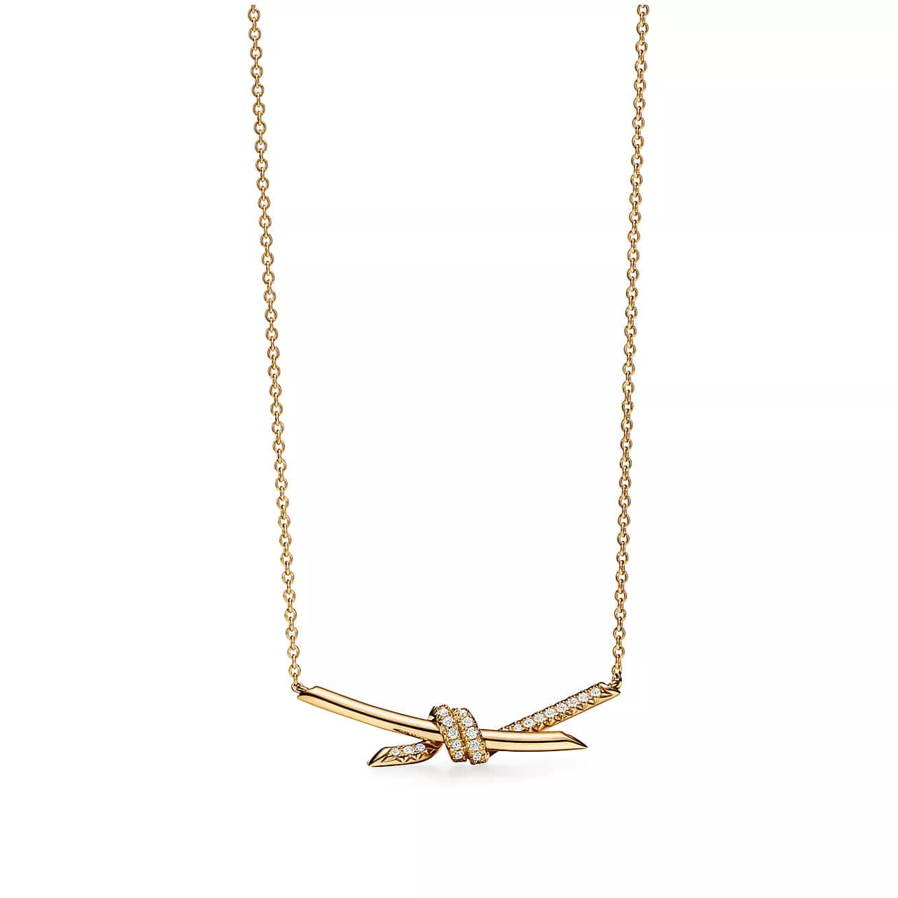 Crystal Knot Necklace Diana Hampton 