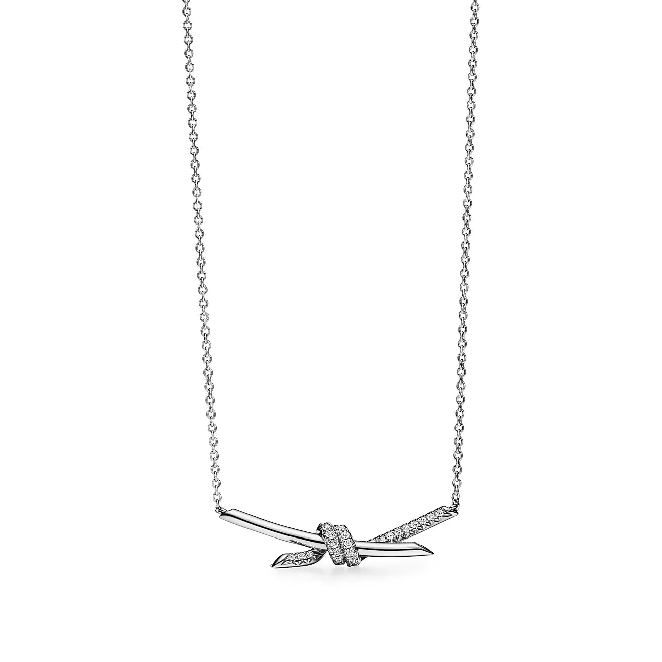 Crystal Knot Necklace Diana Hampton 