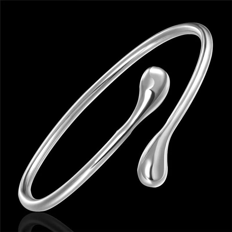 Elongated Teardrop Bangle Diana Hampton 
