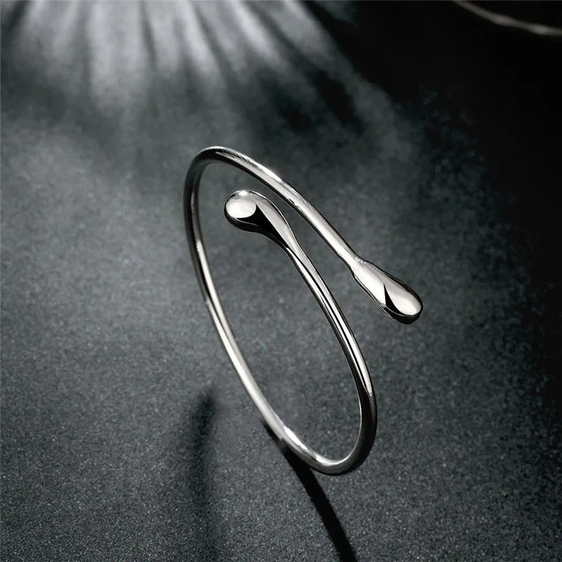 Elongated Teardrop Bangle Diana Hampton 