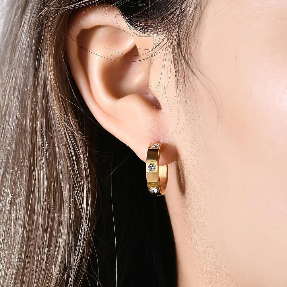 The Love Hoop Earrings Diana Hampton 