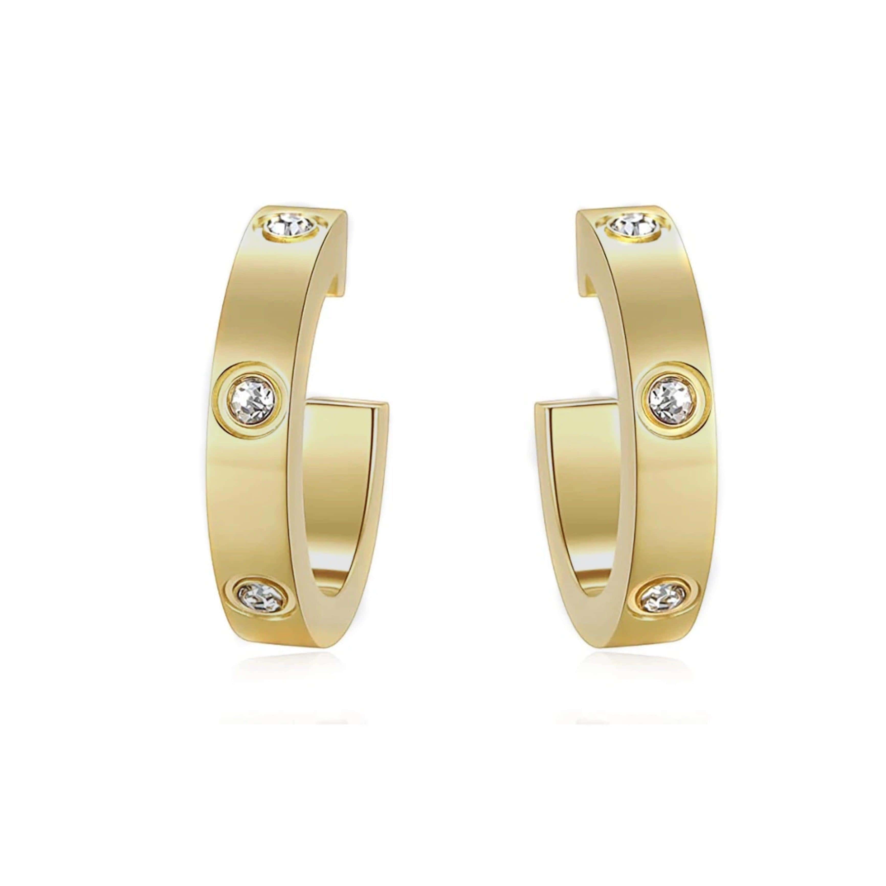 The Love Hoop Earrings Diana Hampton 