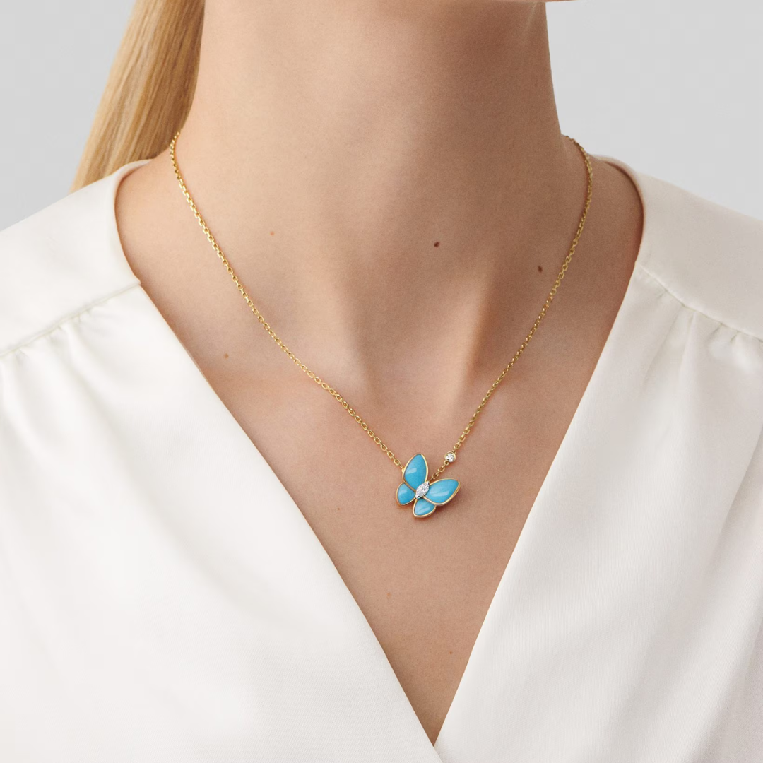 Two Butterfly Necklace Diana Hampton 