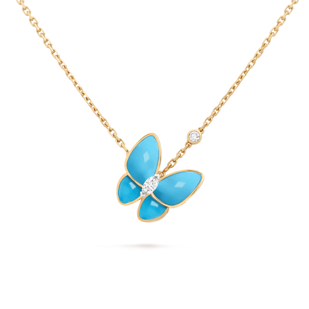 Two Butterfly Necklace Diana Hampton 