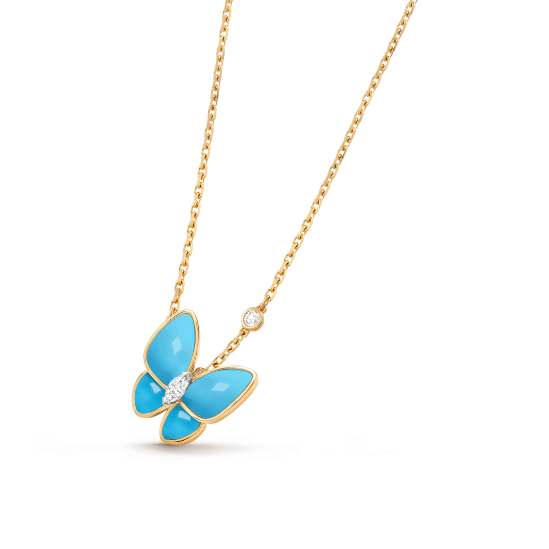 Two Butterfly Necklace Diana Hampton 